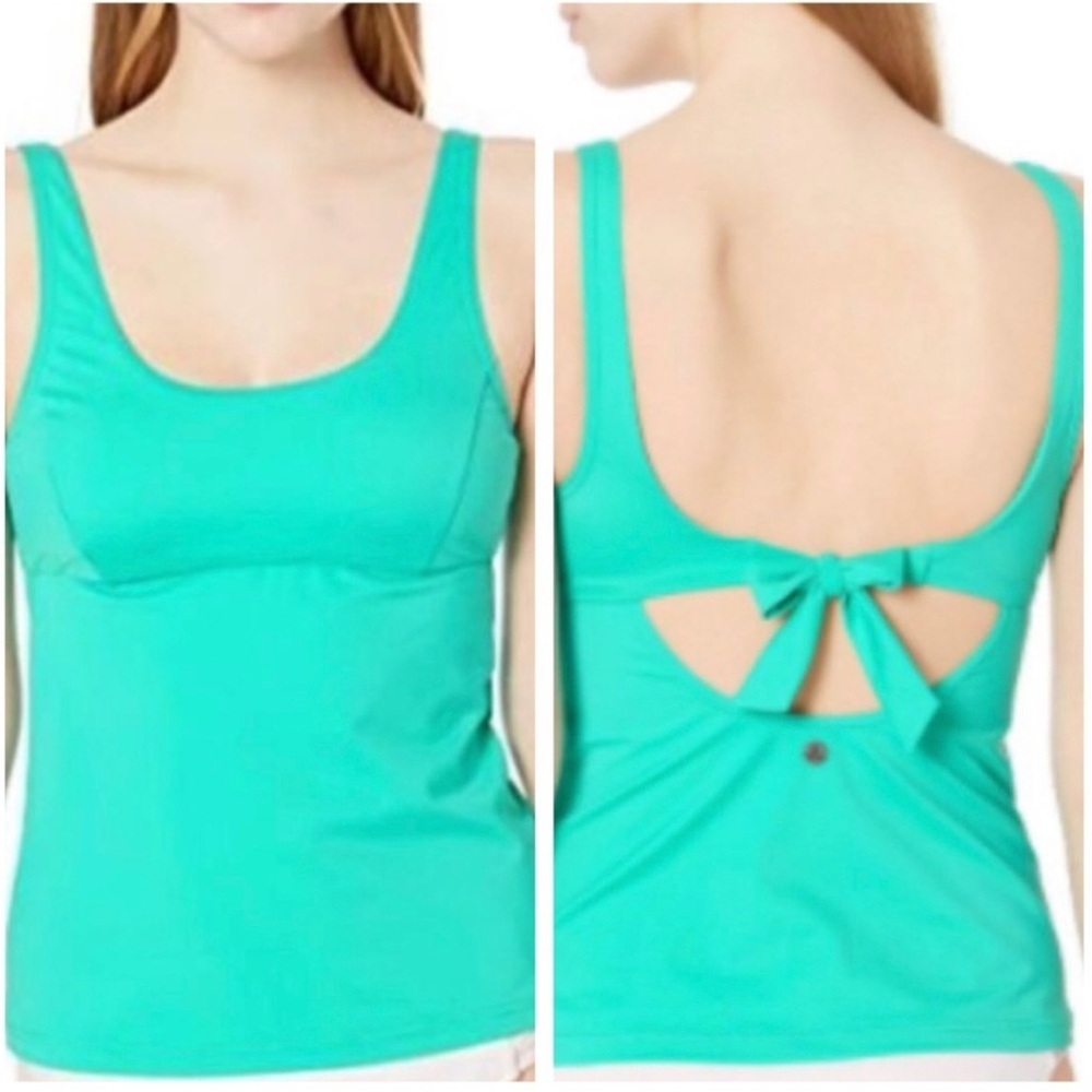 PRANA NWT RIMINI SWIM TOP TANKINI AQUA WAVE XS SWIM